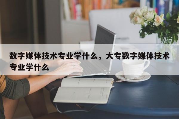 数字媒体技术专业学什么，大专数字媒体技术专业学什么